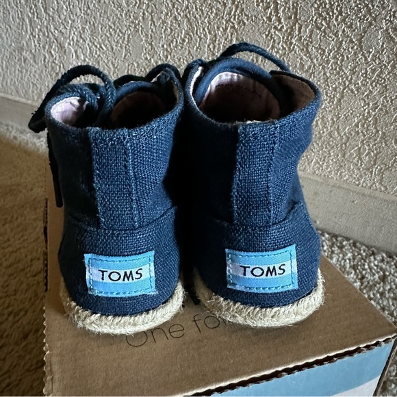 TOMS botas navy size 5.5 - Picture 4 of 4
